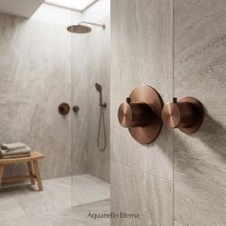 Aquanello Eterna Koppar PVD Inbyggd Termostat med Omställningsventil ET-S-SET11-1-62